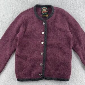vintage ALPS RUGGED OUTDOORS WOMEN'S WOOL CARDIGAN SWEATER Fits‎ Like XS
